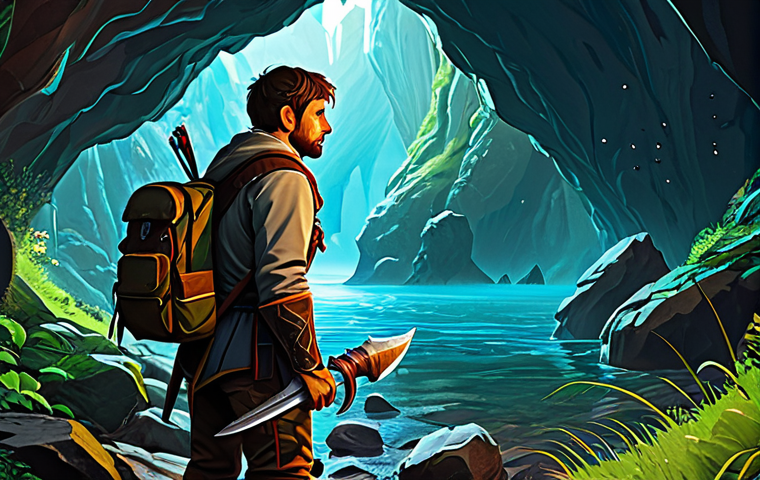 Adventurer in a New Hunting Ground**

"A fully clothed adventurer in practical fantasy attire, exploring a vibrant, newly discovered hunting ground featuring winding caves and lush, bioluminescent flora. The adventurer is equipped with a backpack and a crafted weapon, looking intently at a colossal, rock-skinned giant in the distance. Safe for work, appropriate content, perfect anatomy, natural pose, digital painting, high detail, professional, family-friendly, well-formed hands, proper finger count, modest clothing."

**