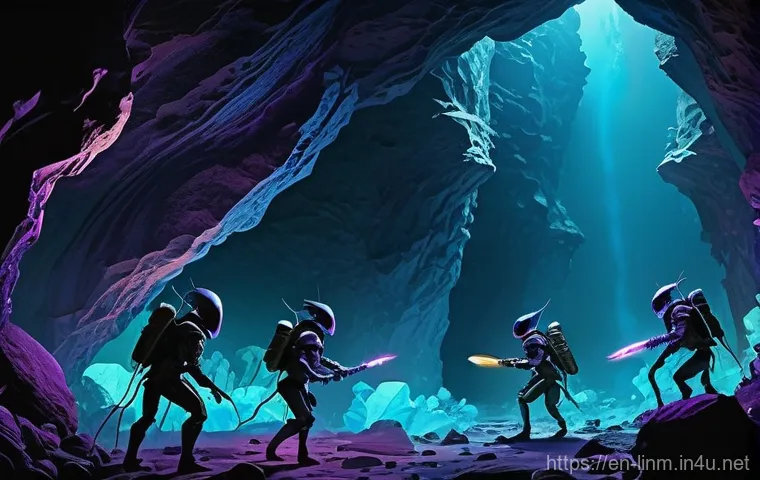 리니지M 희귀 몬스터 위치 - **Queen Ant in Ancient Ruins:**
    "A colossal and regal Queen Ant, with an imposing silhouette, do...