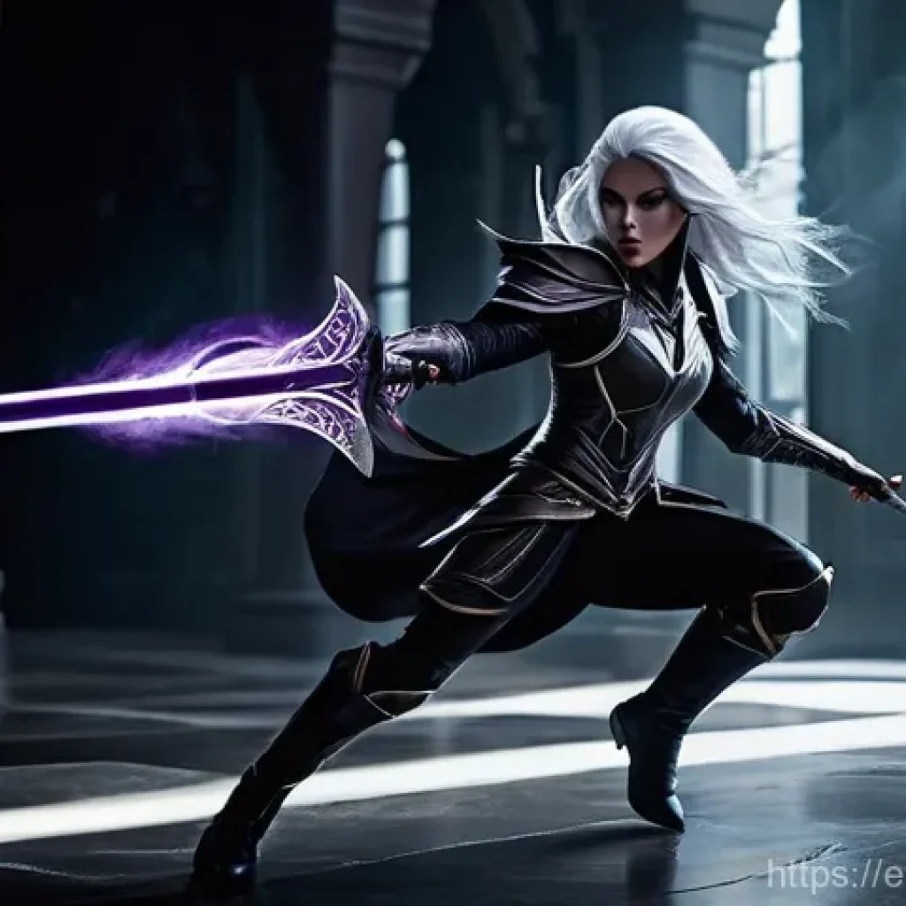 리니지M 레이드 스킬 콤보 - **Prompt 1: "Precision Combo Execution - Dark Elf Assassin"**
    A highly detailed, action-packed f...