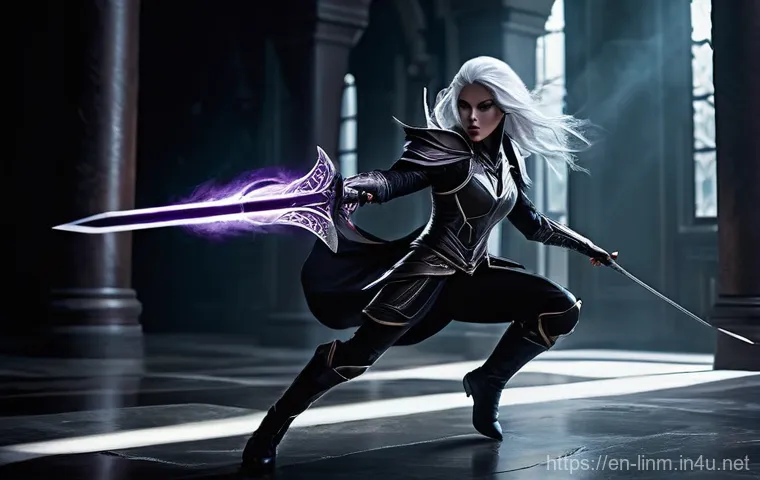 리니지M 레이드 스킬 콤보 - **Prompt 1: "Precision Combo Execution - Dark Elf Assassin"**
    A highly detailed, action-packed f...
