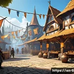 Home 18 리니지M 퀘스트 빠르게 완료하기 - A detailed fantasy game scene showing a heroic adventurer prioritizing high-reward quests: the chara...